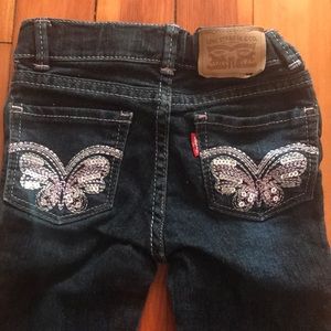 Levi’s super skinny jeans for toddler girls-2t